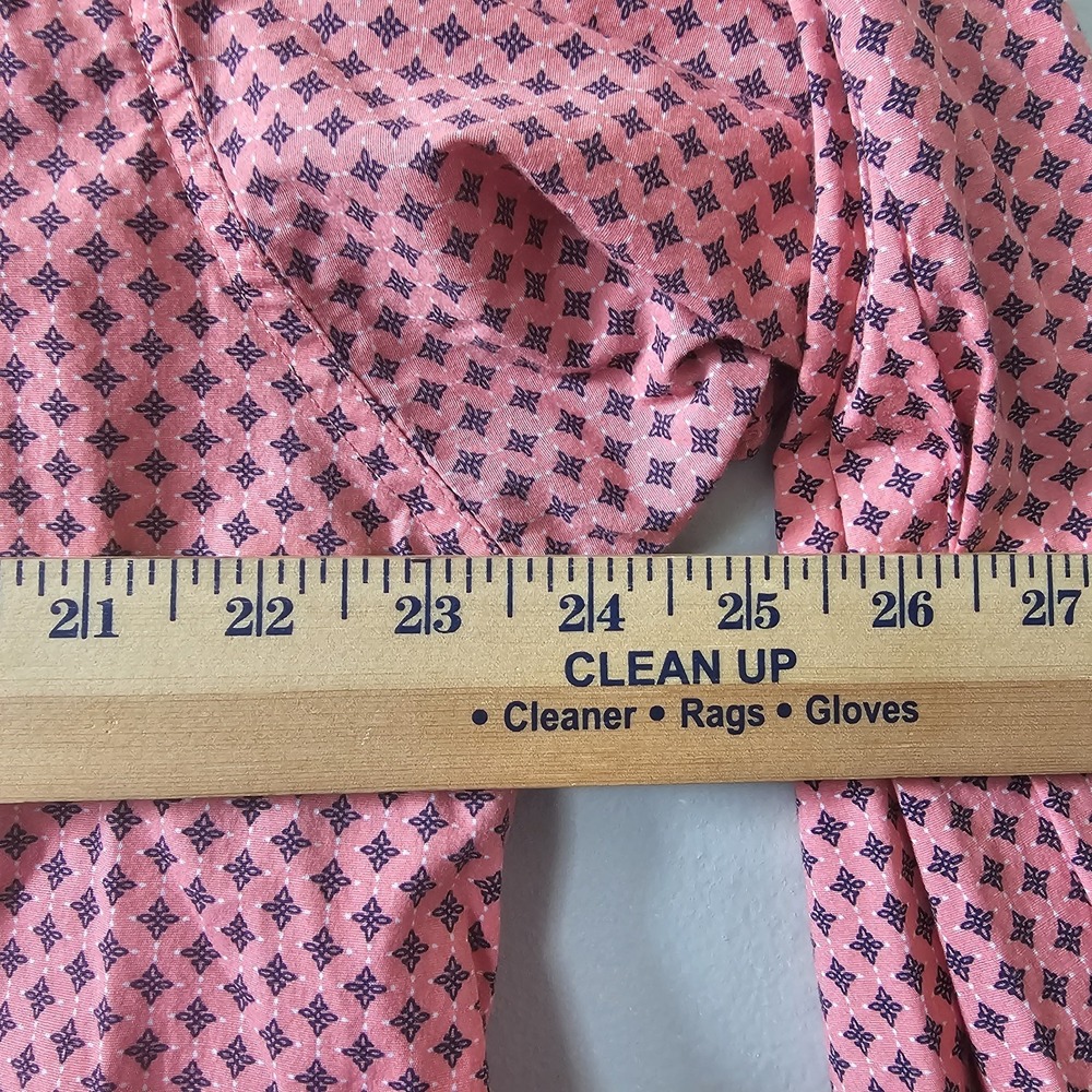 Ariat Albera Button-Up Shirt Men's XL Long Sleeve Casual Western Pink Geometric - Picture 8 of 9